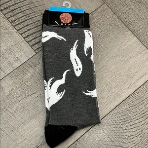HYP Gray Ghost Pattern Men's Socks